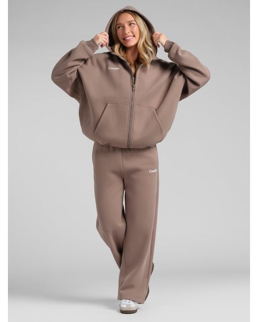 Comfrt Brown Cloud Straight Leg Sweatpants