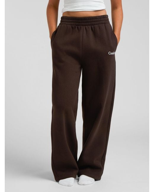 Comfrt Brown Cloud Straight Leg Sweatpants
