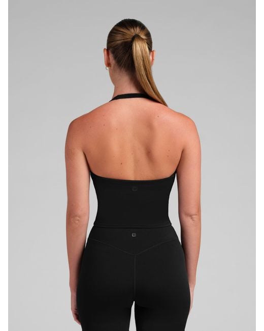 Comfrt Black Core Halter Tank
