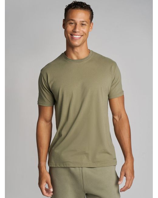 Comfrt Green Basic Lightweight Tee Shirt