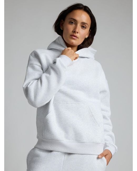 Comfrt Gray Basic Crop Hoodie
