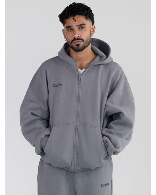 Comfrt Gray Cloud Zip Hoodie