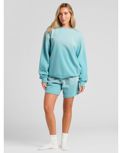 Comfrt Blue Sunwashed Shorts