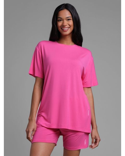 Comfrt Pink Cloud Lounge Shorts