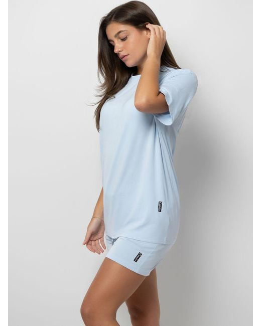 Comfrt Blue Cloud Lounge Shorts