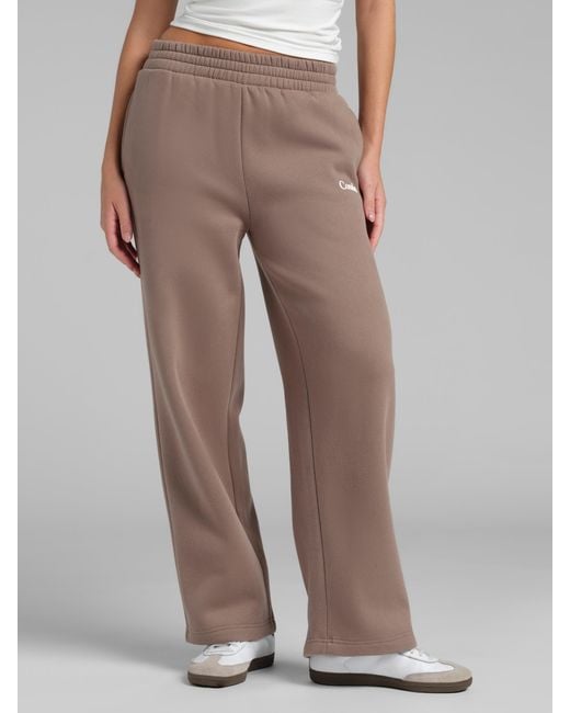 Comfrt Brown Cloud Straight Leg Sweatpants