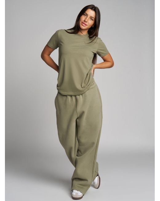 Comfrt Green Basic Lightweight Tee Shirt