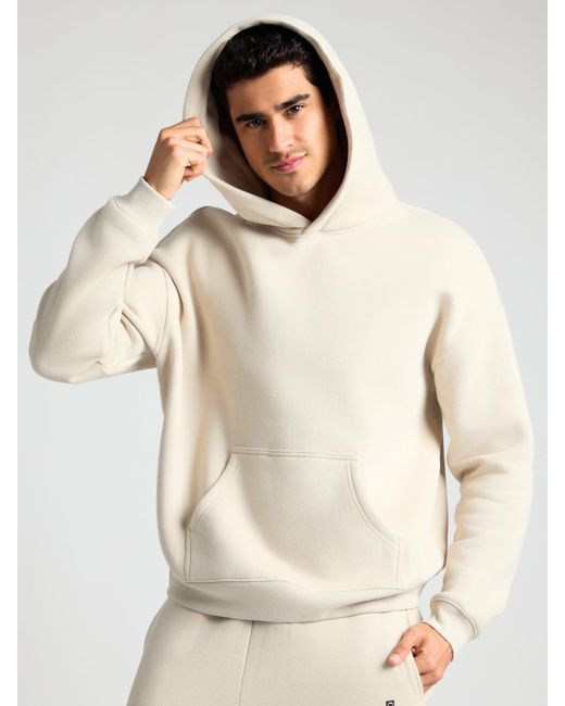 Comfrt Natural Basic Crop Hoodie