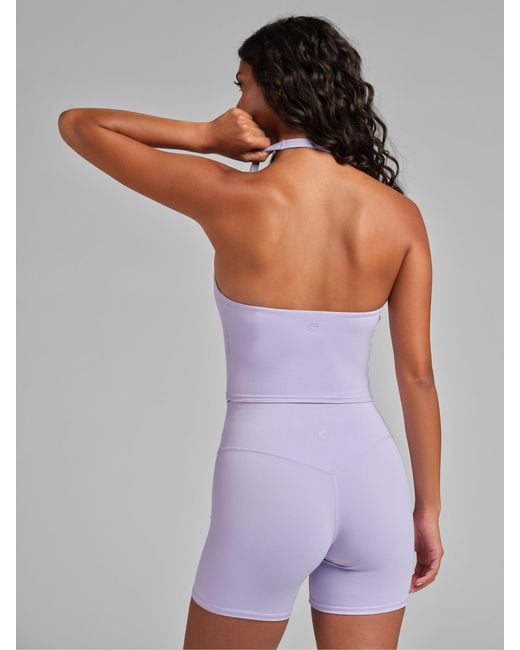 Comfrt Purple Core Halter Tank
