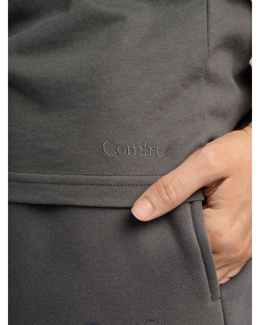 Comfrt Gray Basic Lightweight Tee Shirt