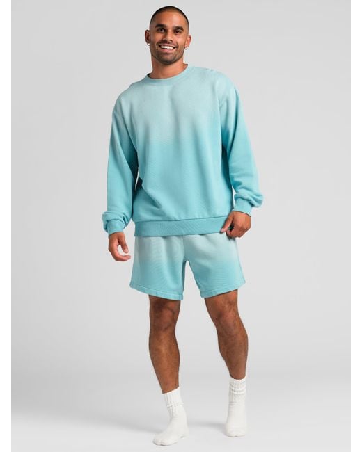 Comfrt Blue Sunwashed Shorts