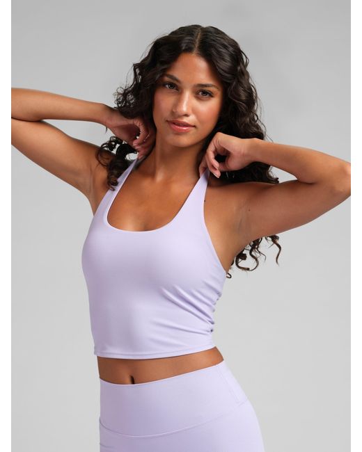 Comfrt Purple Core Halter Tank