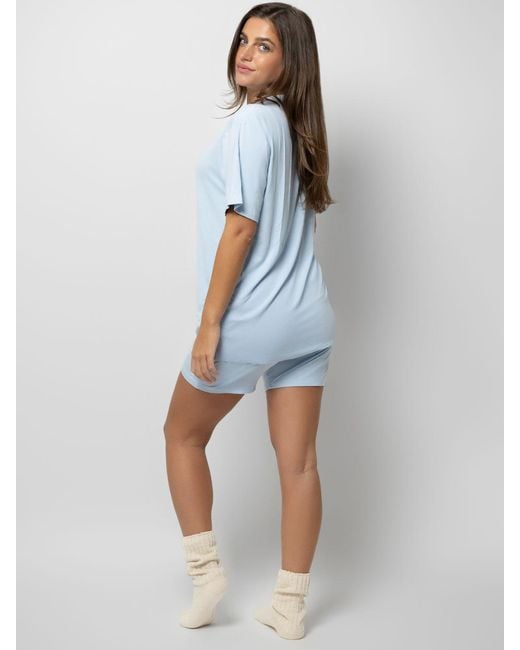 Comfrt Blue Cloud Lounge Shorts