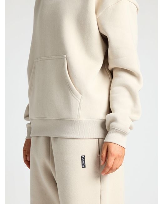 Comfrt Natural Basic Crop Hoodie