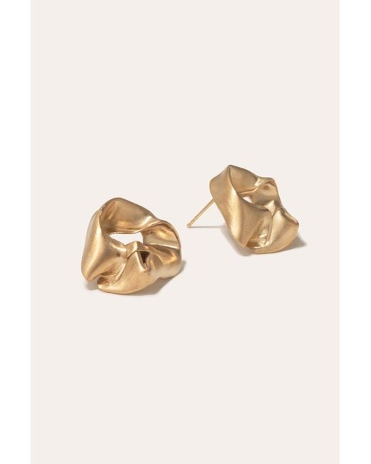 Completedworks Natural "notsobig" Scrunch - Gold Vermeil Earrings