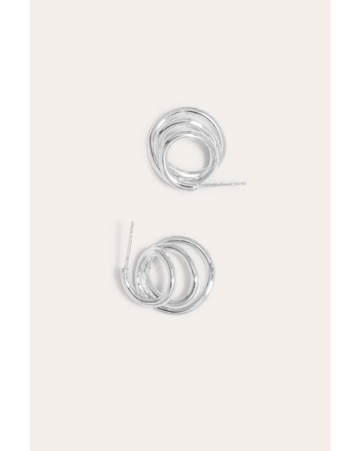 Completedworks Multicolor Flow - Platinum Plated Earrings