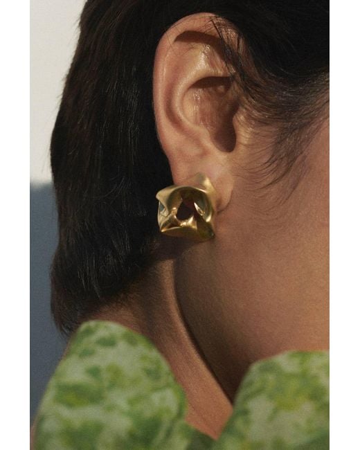 Completedworks Natural "notsobig" Scrunch - Gold Vermeil Earrings