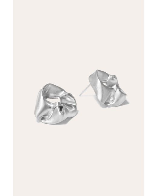 Completedworks Multicolor "notsobig" Scrunch - Sterling Silver Earrings