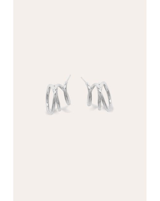 Completedworks Multicolor Flow - Platinum Plated Earrings