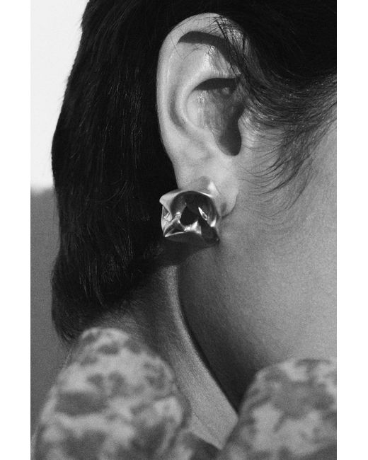 Completedworks Multicolor "notsobig" Scrunch - Sterling Silver Earrings