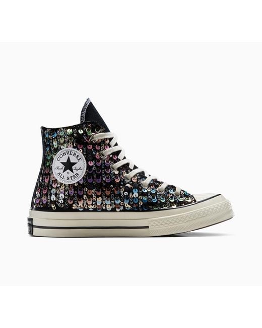 All black sequin converse hotsell