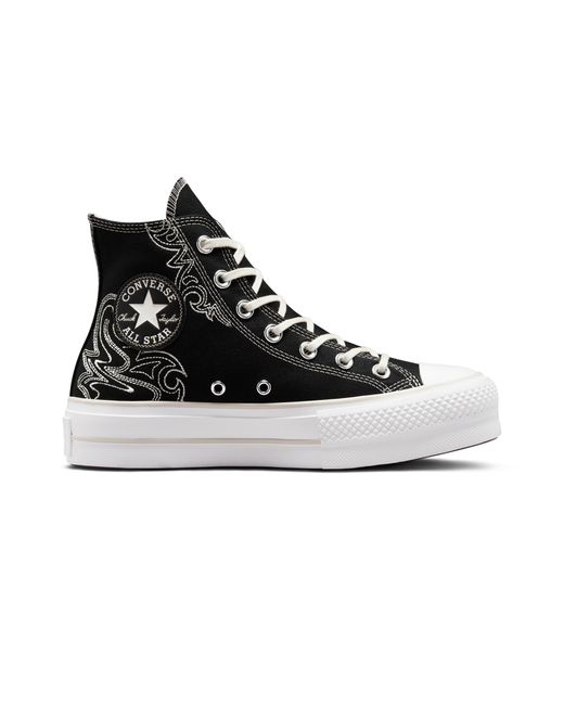 Converse Chuck Taylor All Star Lift Platform Western Embroidery in