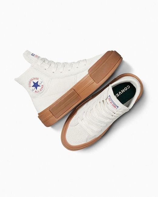 Converse White Chuck Taylor All Star Cruise Suede