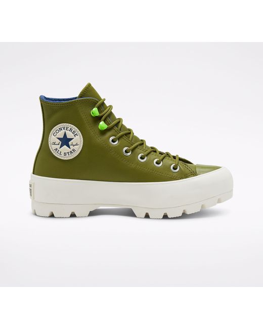 Converse Green Chuck Taylor All Star Lugged Waterproof Sneakers