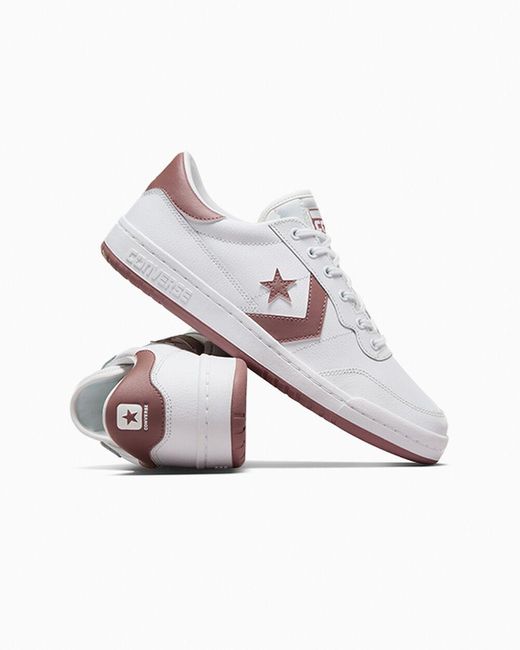 Converse White Cons Fast Break Pro Leather & Nylon