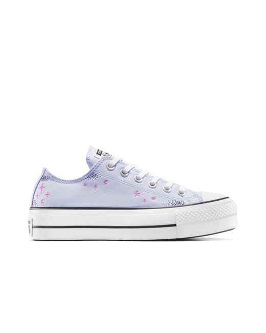 Converse White Chuck Taylor All Star Lift Platform Celestial Canvas For