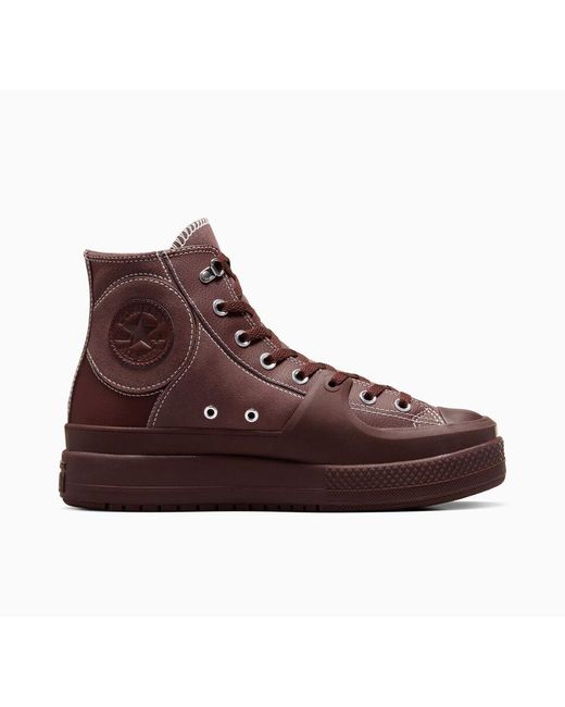 Converse Brown Chuck Taylor All Star Construct Leather