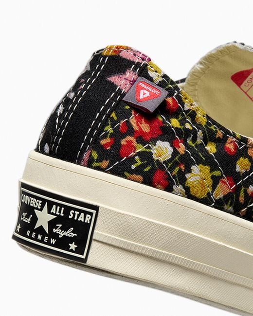 Converse Metallic Upcycled Floral Chuck 70