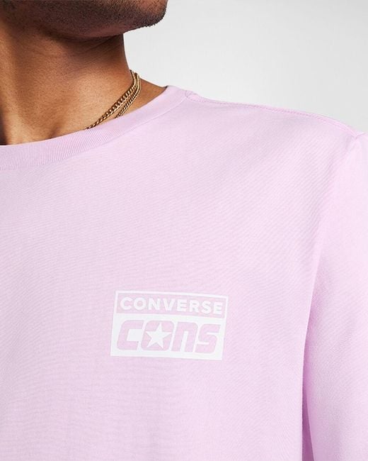 Converse Purple Cons Graphic T-shirt