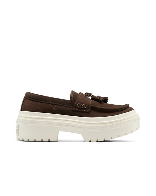 Converse Multicolor Chuck Taylor All Star Lugged Heel Loafer Platform Suede For