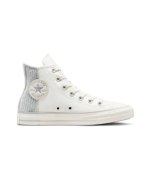 Converse Chuck Taylor All Star Velour in White | Lyst