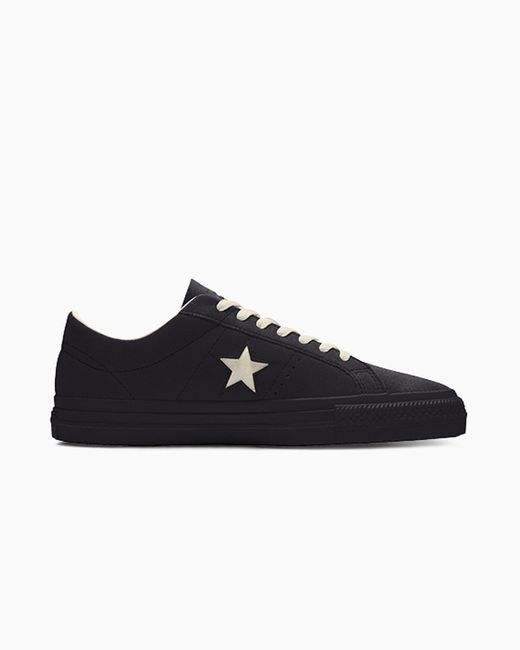 Converse Black Custom Cons One Star Pro By You