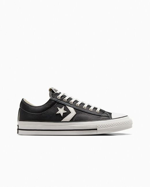 Converse Black Star Player 76 Fall Leather