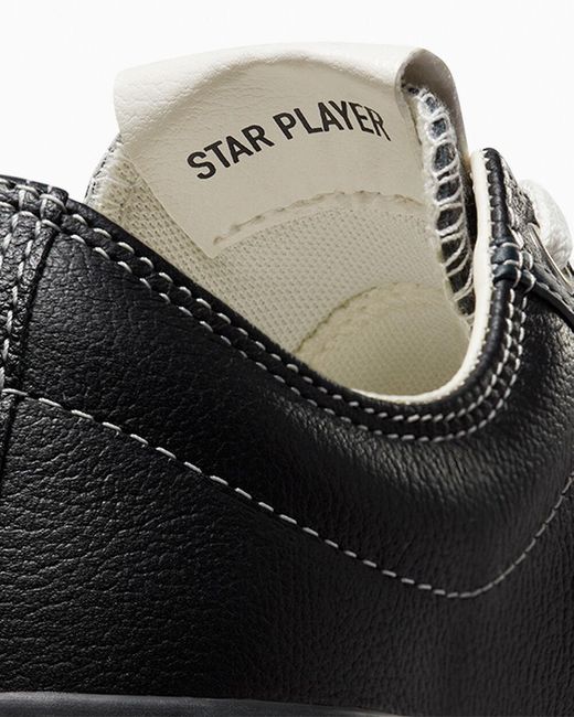 Converse Star Player 76 Fall Leather in Black Lyst UK