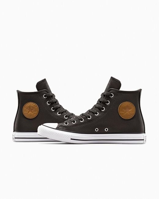Converse Black Chuck Taylor All Star Leather for men