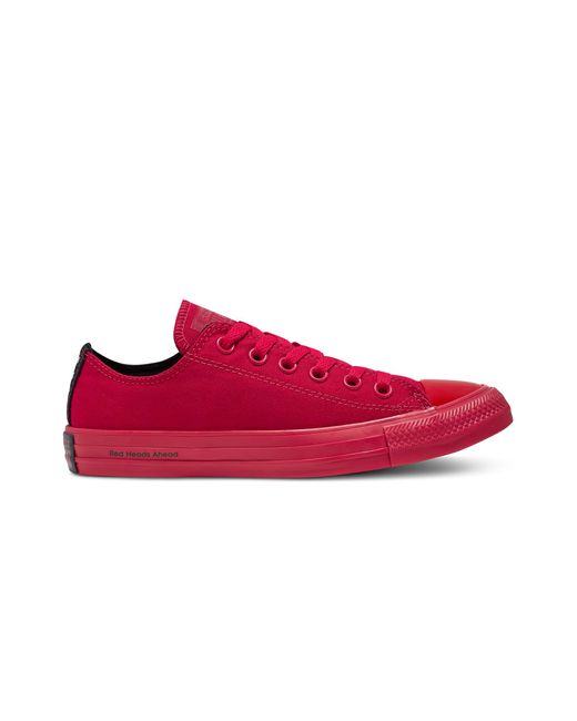 Converse X Opi Chuck Taylor All Star Low Top in Red | Lyst