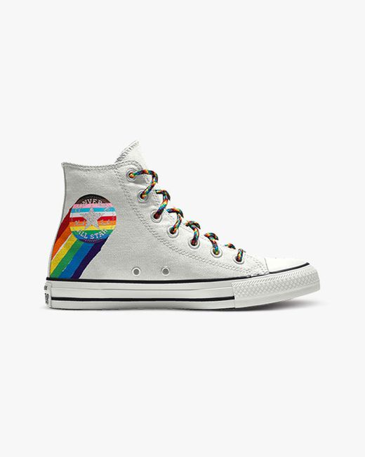 Converse White Custom Chuck Taylor All Star Pride By You