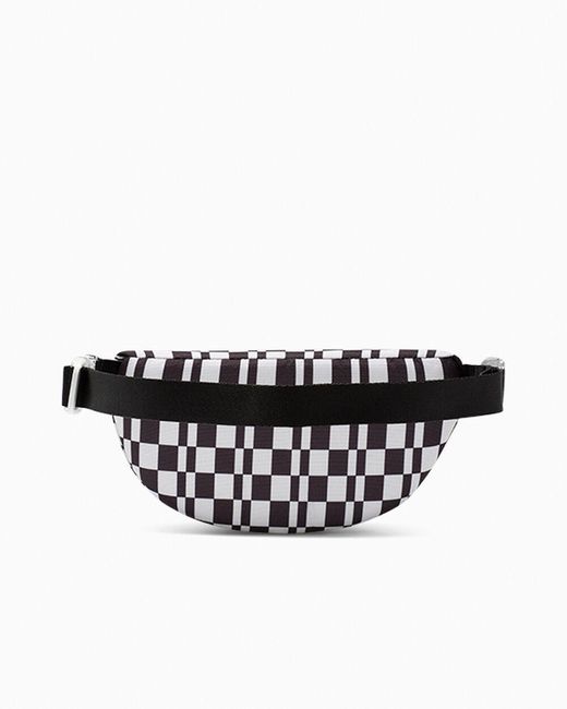 Converse Black Checkered Graphic Sling Pack for men