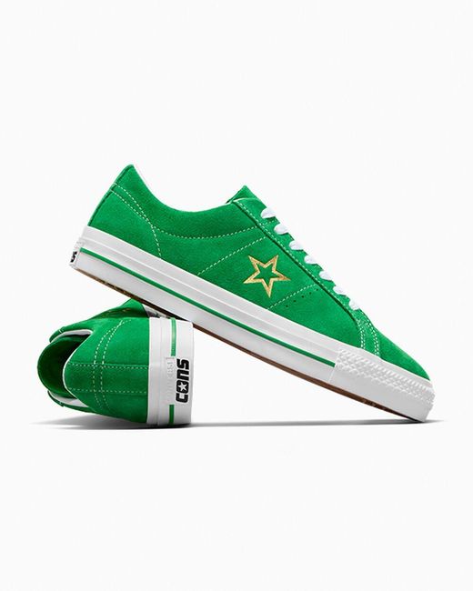 Converse Green One Star Pro Suede