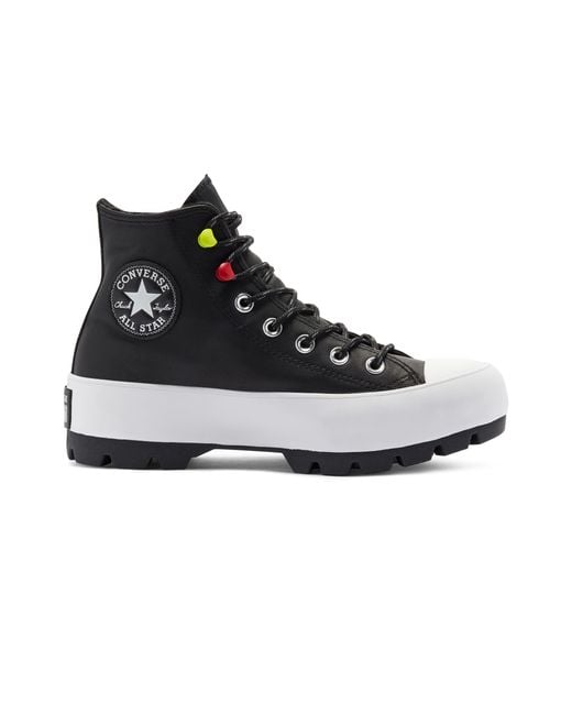 Converse Chuck Taylor All Star Lugged Winter High Top in Black - Lyst