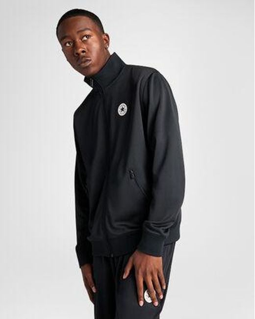 Converse Black Retro Track Jacket Polyester For for men