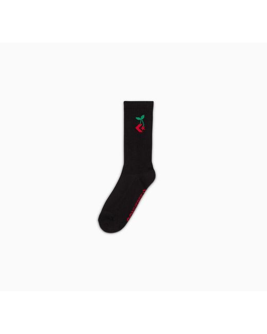 Star Chevron Cherry Crew Socks Converse en coloris Black