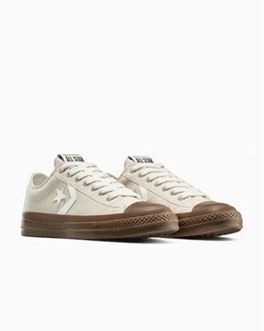 Converse White Star Player 76 Gum Sole Canvas