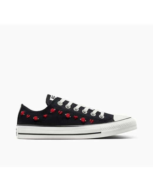 Converse Black Chuck Taylor All Star Valentine's Day