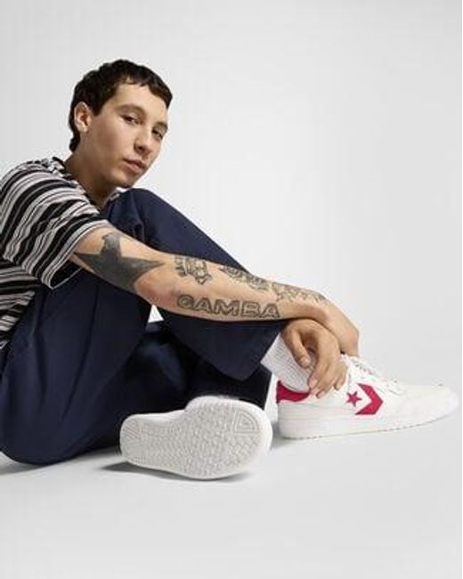 Converse Pink Cons Fastbreak Pro Leather And Nubuck