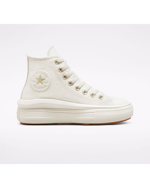 Converse Rubber Chuck Taylor All Star Move Platform Golden Elements in ...